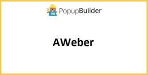 Popup Builder AWeber