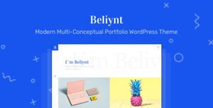 Beliynt - Modern Multi-Conceptual Portfolio