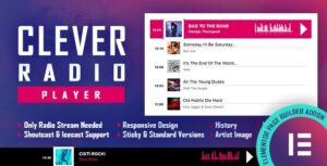 CLEVER HTML5 Radio Player With History