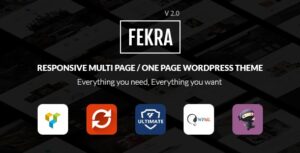 Fekra - Responsive Multi Page/One Page WordPress Theme | Business