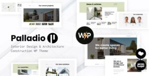 Palladio - Interior Design & Architecture Construction WordPress Theme