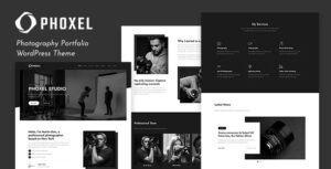 Phoxel - Photography Portfolio WordPress Theme