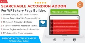 Ultimate Searchable Accordion