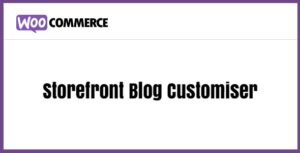 Storefront Blog Customiser