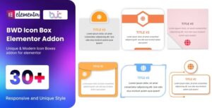 BWD Icon Box addon for elementor