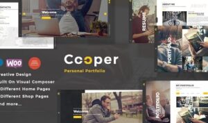 Cooper - Creative Responsive Personal Portfolio WordPress Theme