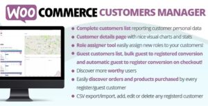 WooCommerce Customers Manager