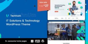 Technum - IT Solutions & Technology WordPress Theme