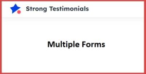 Strong Testimonials Multiple Forms