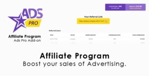 Ads Pro - WordPress Affiliate Program