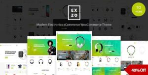 Exzo - Electronics eCommerce WordPress Woocommerce Theme