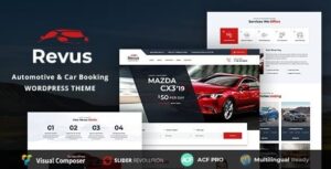 Revus - Automotive & Car Rental WordPress Theme