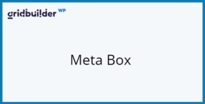 WP Grid Builder Meta Box Add-on