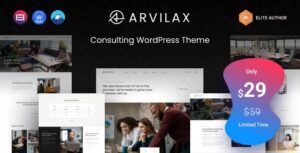 Arvilax - Business Consulting WordPress Theme