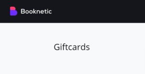 Giftcards for Booknetic