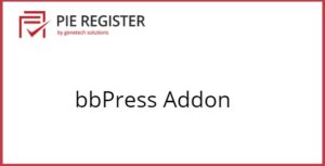 Pie Register bbPress Addon