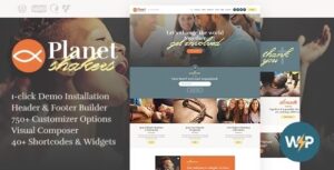 Planet Shakers - Church & Religion WordPress Theme