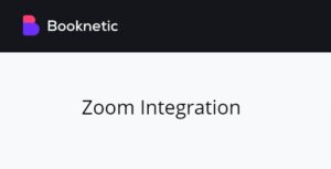 Zoom integration for Booknetic