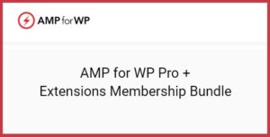 AMP for WP Pro + Extensions Membership Bundle