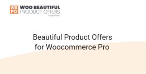 Beautiful Product Offers for Woocommerce Pro