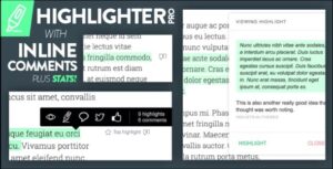 Highlighter Pro - A Medium.com-Inspired Text Highlighting and Inline Commenting Tool for WordPress