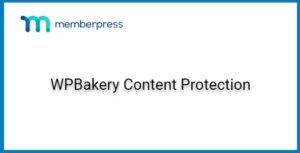 MemberPress WPBakery Content Protection