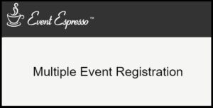Event Espresso Multiple Event Registration