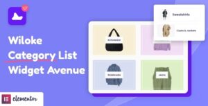 Wiloke Categories List Avenue Widget - for Elementor