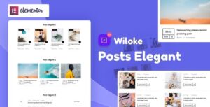 Wiloke Post Elegant - Addon for Elementor