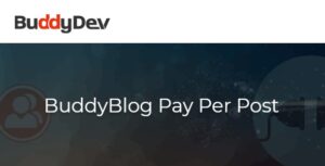 BuddyBlog Pay Per Post