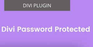 Divi Password Protected