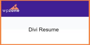 Divi Resume