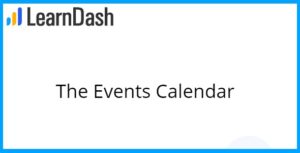 LearnDash LMS The Events Calendar Integration