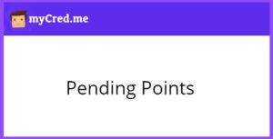 myCred Pending Points