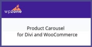 Product Carousel for Divi and WooCommerce