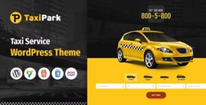 TaxiPark - Taxi Cab Service Company WordPress Theme