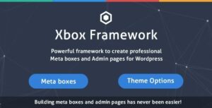 Xbox Framework - Custom Fields & Options Plugin for WordPress