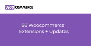 86 Woocommerce Extensions + Updates