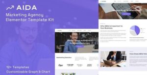 AIDA - Marketing Agency Elementor Template Kit