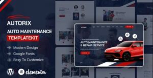 Autorix - Auto Maintenance Elementor Template Kit