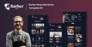 Barber 1997 - Barbershop Elementor Template Kits