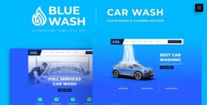 Bluewash - Car Washing & Cleaning Services Template Kit