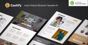 Castify - Audio Podcast Elementor Template Kit