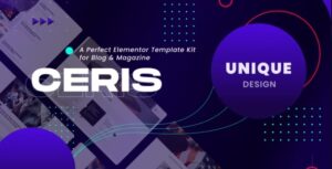 Ceris - Blog & Magazine Elementor Template Kit