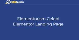 Elementorism Celebi Elementor Landing Page