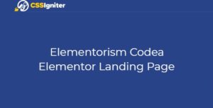 Elementorism Codea Elementor Landing Page