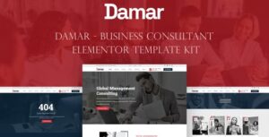 Damar - Business Consultant Elementor Template Kit