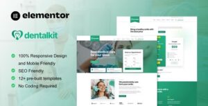 Dentalkit - Dentist & Medical Service Elementor Template Kit