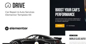 Drive - Car Repair & Auto Service Elementor Template Kit