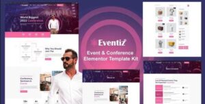 Eventiz - Event & Conference Elementor Pro Template Kit